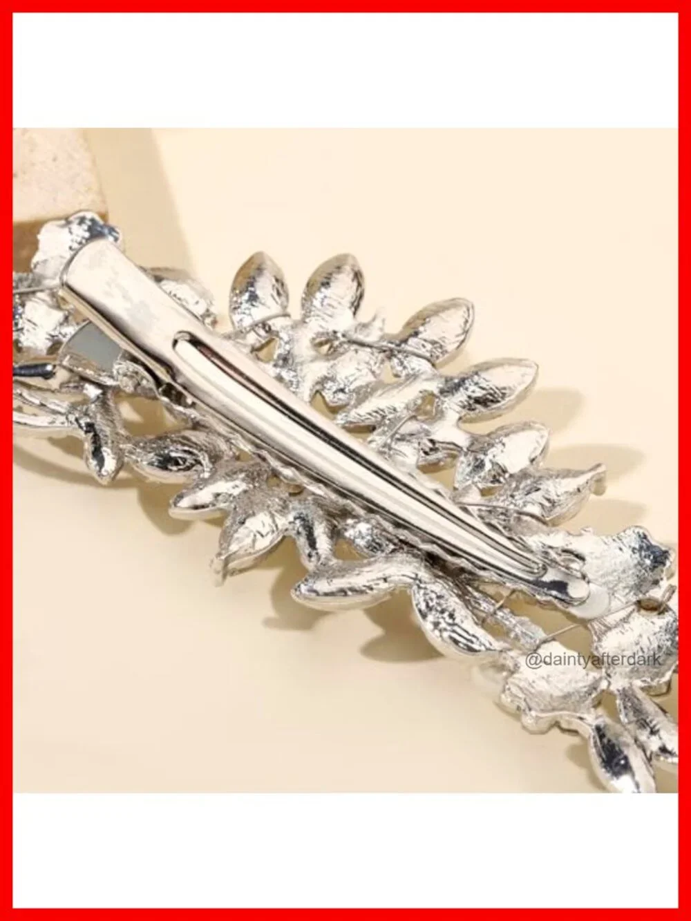 Crystal Rhinestone Pearl Hair Clip Comb Wedding Bridal Hair Accessory